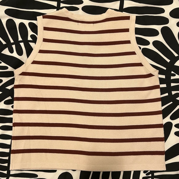 Striped Sweater Vest - Medium - Picture 5 of 5